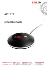 AEG ARE DT1 Installation Manual preview
