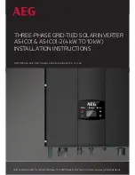 Предварительный просмотр 1 страницы AEG AS-IC01-10000-2 Installation Instructions Manual