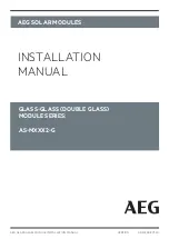 Preview for 1 page of AEG AS-M2-G Series Installation Manual