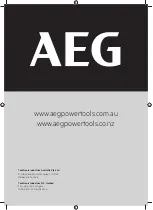 Preview for 12 page of AEG ASJ-01 Original Instructions Manual