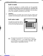 Предварительный просмотр 10 страницы AEG AT 143 U Operating Instructions Manual