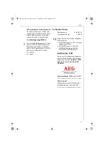 Предварительный просмотр 7 страницы AEG AT 230 Operating Instructions Manual