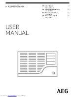 Preview for 1 page of AEG AXP26V578HW User Manual