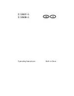 Preview for 1 page of AEG B 99697-5 Operating Instructions Manual