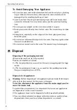 Preview for 6 page of AEG B2100-1 User Instructions