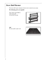 Предварительный просмотр 2 страницы AEG BAZ2-1 Installation Instructions Manual