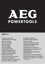 AEG BBH 12 Original Instructions Manual preview