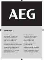 AEG BBH18BL2 Original Instructions Manual preview