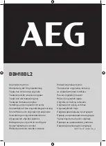 Предварительный просмотр 1 страницы AEG BBH18BL2 Original Instructions Manual