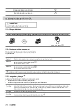 Предварительный просмотр 74 страницы AEG BBP6252B User Manual