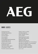 AEG BBS 12C2 Original Instructions Manual preview