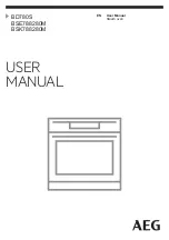 Preview for 1 page of AEG BD780S User Manual