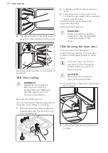 Preview for 20 page of AEG BE200300K User Manual