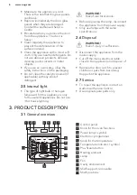 Preview for 6 page of AEG BE200362K User Manual