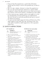 Preview for 4 page of AEG BE300307M User Manual