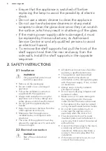 Preview for 4 page of AEG BE500310 User Manual