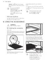 Предварительный просмотр 12 страницы AEG BE501310A User Manual