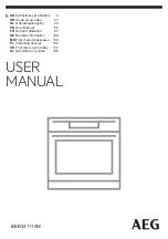 Preview for 1 page of AEG BEB331110M User Manual