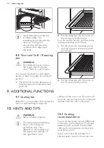 Preview for 12 page of AEG BES355010M User Manual