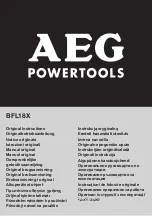 AEG BFL18X Instructions Manual предпросмотр