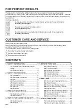 Preview for 2 page of AEG BFS9800M User Manual