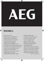 AEG BKS18BL2 Original Instructions Manual preview