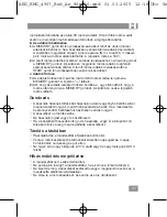 Предварительный просмотр 97 страницы AEG BMG 4907 Instruction Manual & Guarantee