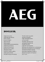 Preview for 1 page of AEG BMMS18SBL Original Instructions Manual