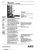 Preview for 16 page of AEG BN 883 T Operating Instructions Manual