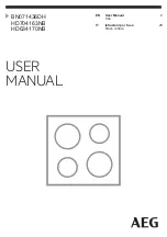 Preview for 1 page of AEG BN071436DH User Manual