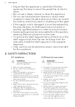 Preview for 4 page of AEG BP500402W User Manual