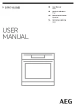 Preview for 1 page of AEG BPK748380B User Manual