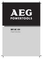 AEG BR18C-X4 Original Instructions Manual preview