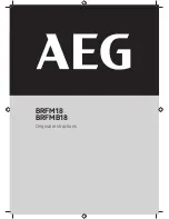 AEG BRFM18 Original Instructions Manual preview