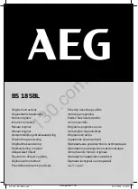 Предварительный просмотр 2 страницы AEG BS 18SBL Original Instruction