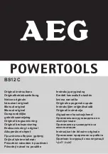 Preview for 1 page of AEG BS12C Original Instructions Manual