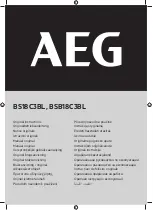 AEG BS18C3BL Original Instructions Manual preview
