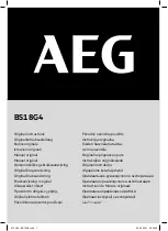 Предварительный просмотр 1 страницы AEG BS18G4 Original Instructions Manual