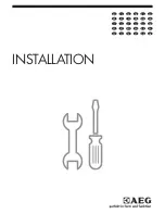 AEG BS8354801M Installation Manual preview