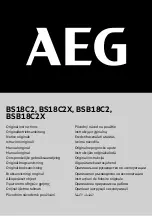 AEG BSB18C2 Original Instructions Manual предпросмотр