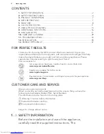 Preview for 2 page of AEG BSE571221M User Manual