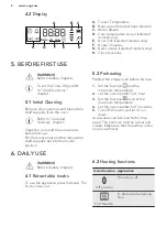 Preview for 8 page of AEG BSE571222M User Manual