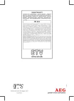 Предварительный просмотр 58 страницы AEG BSS 4833 Instruction Manual