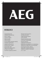 Preview for 1 page of AEG BSS12G3 Original Instructions Manual