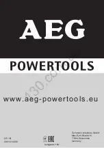 Preview for 38 page of AEG BSS18-0 Original Instructions Manual