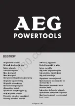 Preview for 2 page of AEG BSS18-0P-0 Original Instructions Manual