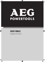 AEG BSS18BLC Original Instructions Manual preview