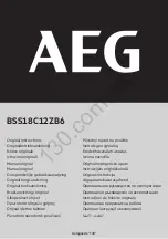 Предварительный просмотр 2 страницы AEG BSS18C12ZB6 Original Instructions Manual