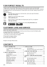 Preview for 2 page of AEG BSS57606BM User Manual