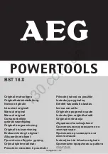 Предварительный просмотр 2 страницы AEG BST 18 X Original Instructions Manual